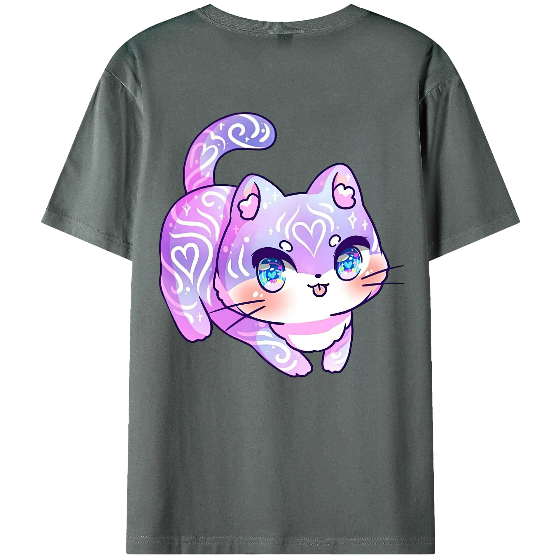 （画像用） 美少女戦士セーラームーン Sailor Moon 綿100％ メンズ半袖Tシャツ（バックプリント） 通気性